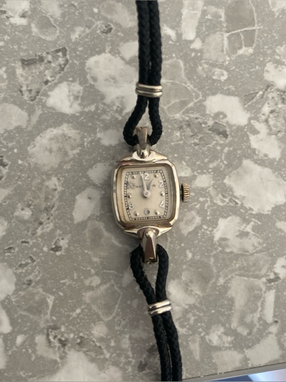 Vintage Ladies Hamilton Cocktail Watch - Solid 14K Gold S&W Case - RUNNING